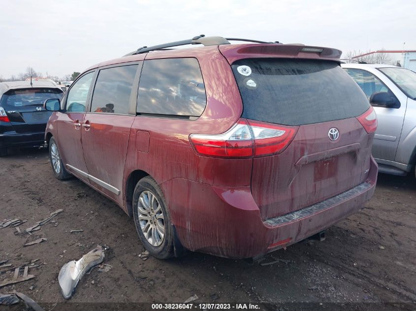2015 TOYOTA SIENNA XLE/LIMITED - 5TDYK3DC1FS651713