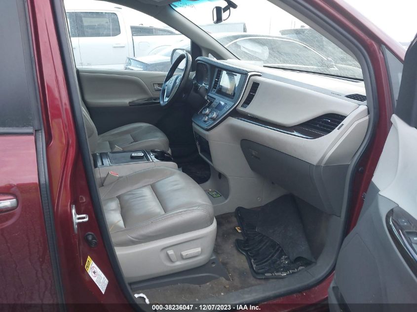 2015 TOYOTA SIENNA XLE/LIMITED - 5TDYK3DC1FS651713