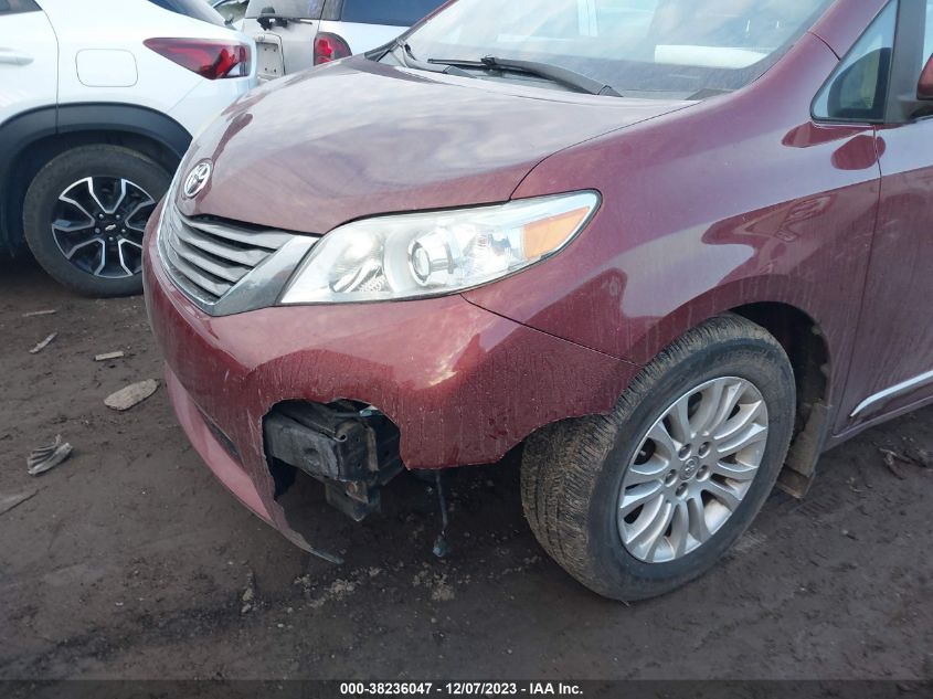 2015 TOYOTA SIENNA XLE/LIMITED - 5TDYK3DC1FS651713