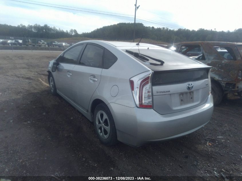 2014 TOYOTA PRIUS - JTDKN3DU9E0368306