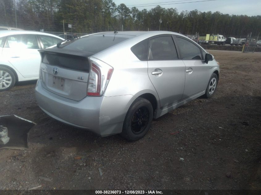 2014 TOYOTA PRIUS - JTDKN3DU9E0368306