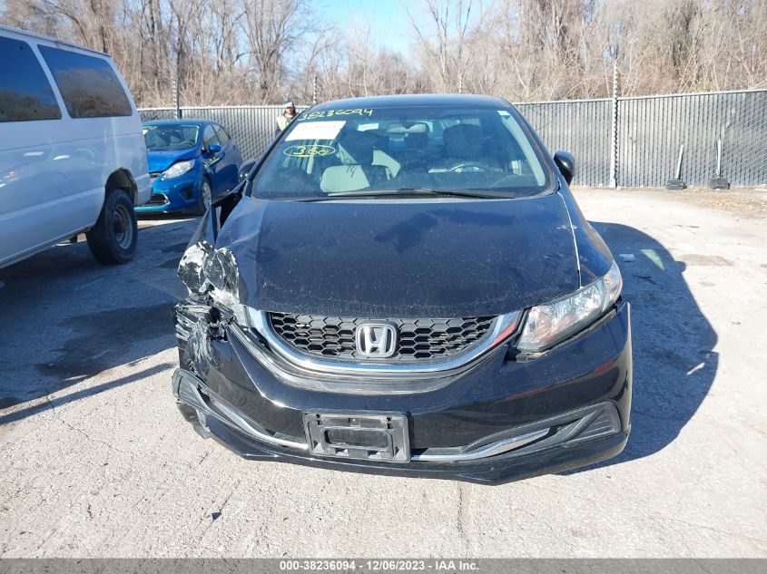2014 HONDA CIVIC  LX - 2HGFB2F58EH533317