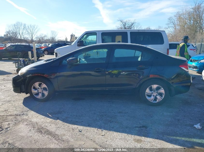 2014 HONDA CIVIC  LX - 2HGFB2F58EH533317