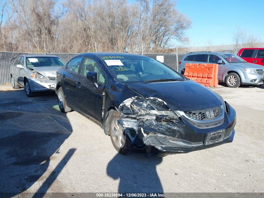 2014 HONDA CIVIC  LX - 2HGFB2F58EH533317