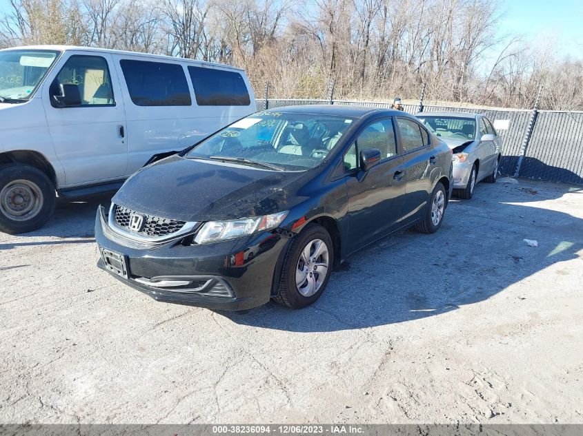 2014 HONDA CIVIC  LX - 2HGFB2F58EH533317