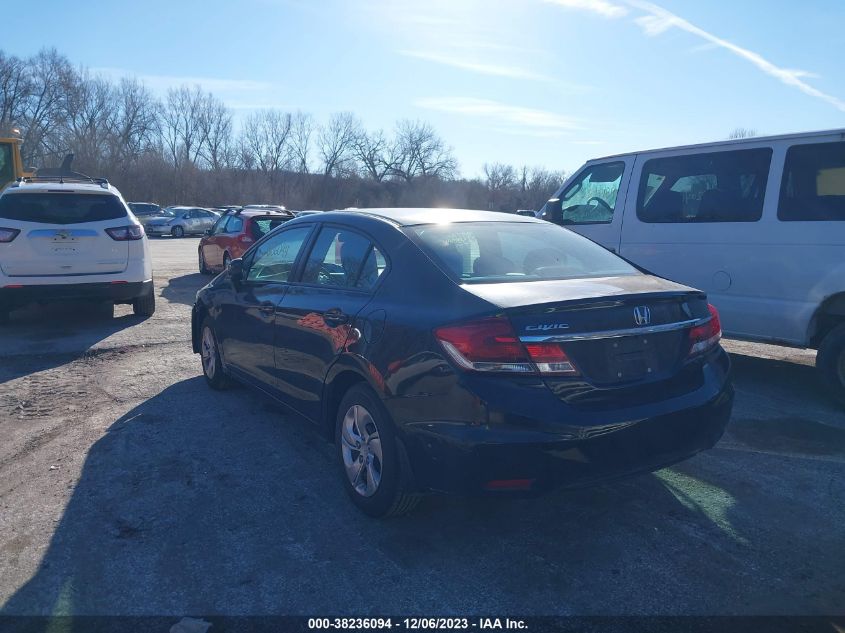 2014 HONDA CIVIC  LX - 2HGFB2F58EH533317