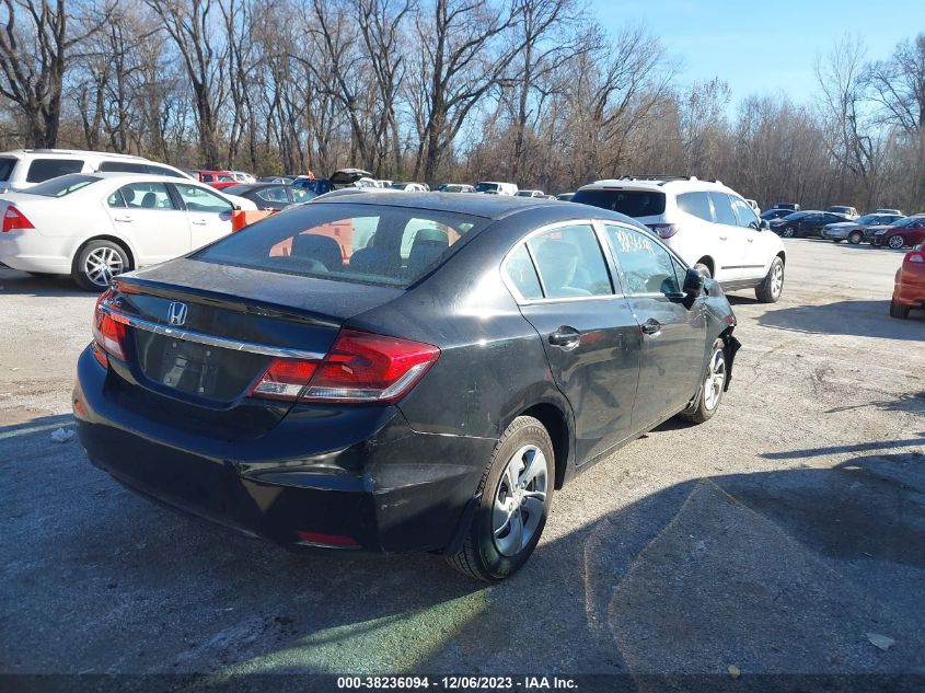 2014 HONDA CIVIC  LX - 2HGFB2F58EH533317