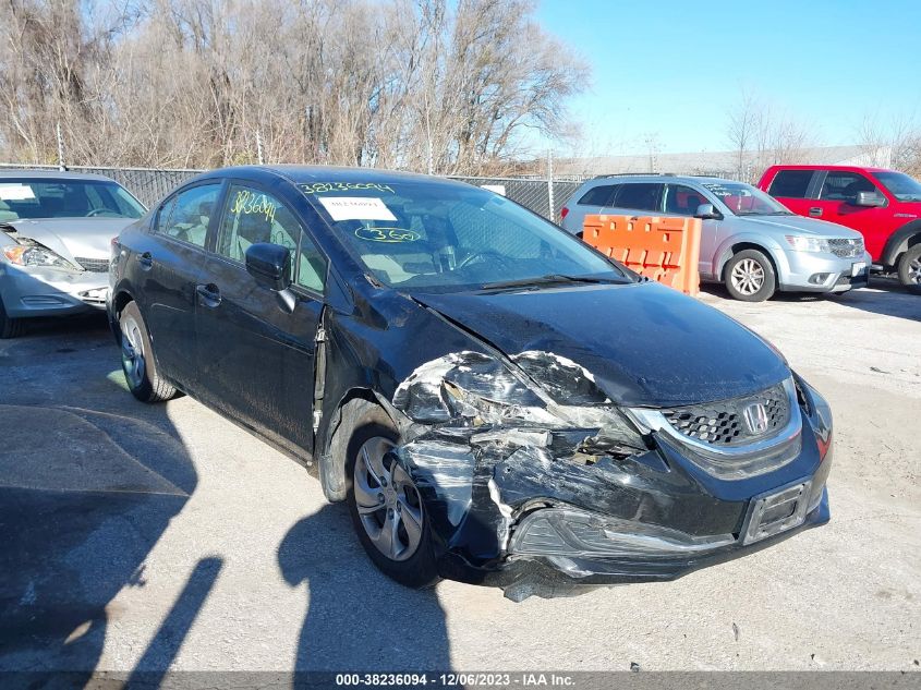 2014 HONDA CIVIC  LX - 2HGFB2F58EH533317