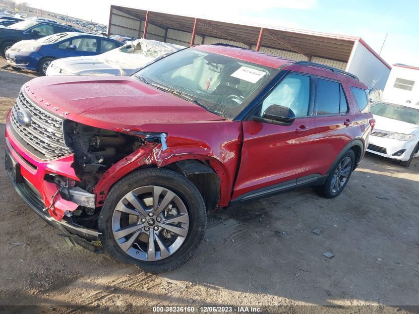 2022 FORD EXPLORER XLT - 1FMSK8DH1NGA11228