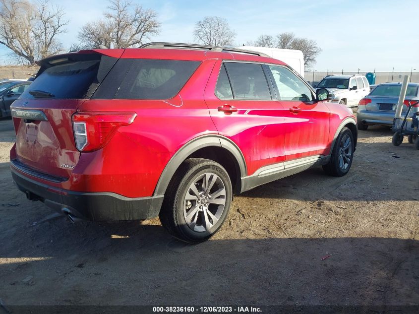 2022 FORD EXPLORER XLT - 1FMSK8DH1NGA11228
