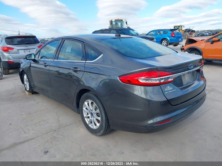 2017 FORD FUSION S - 3FA6P0G71HR178879