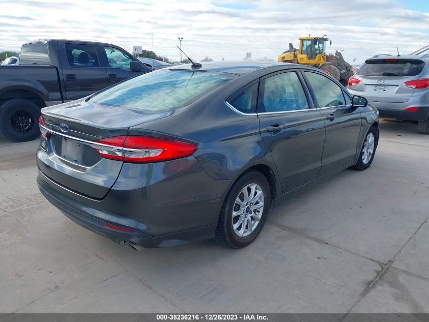 2017 FORD FUSION S - 3FA6P0G71HR178879