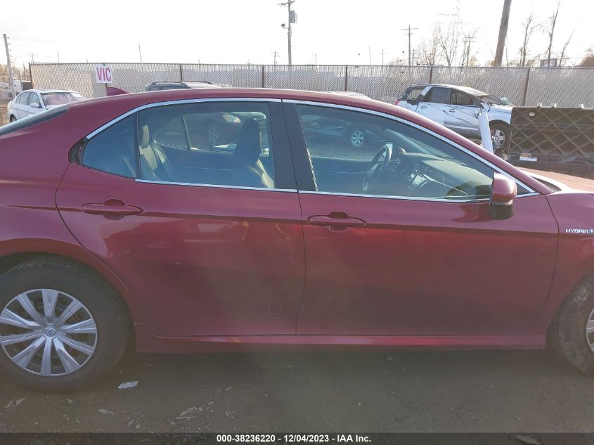 2019 TOYOTA CAMRY LE - 4T1B31HK6KU508931