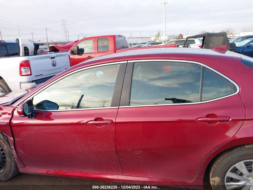 2019 TOYOTA CAMRY LE - 4T1B31HK6KU508931