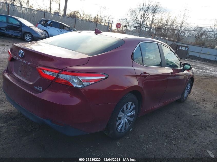 2019 TOYOTA CAMRY LE - 4T1B31HK6KU508931