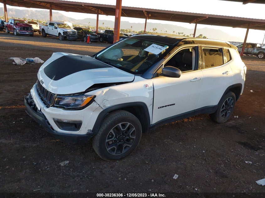 VIN 3C4NJDDB6KT721399 2019 JEEP COMPASS TRAILHAWK 4X4