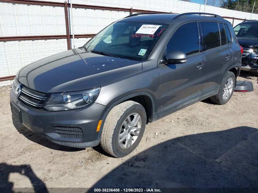 2015 VOLKSWAGEN TIGUAN S/SE/SEL/R-LINE - WVGAV7AX9FW553287