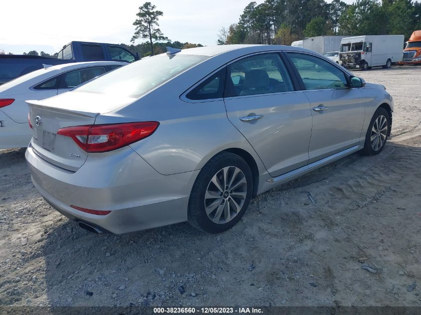 2016 HYUNDAI SONATA SPORT/LIMITED - 5NPE34AF0GH313814