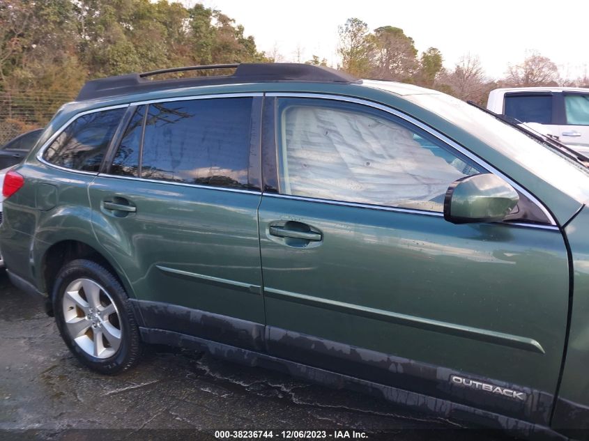 2013 SUBARU OUTBACK 2.5I LIMITED - 4S4BRCKC4D3274664