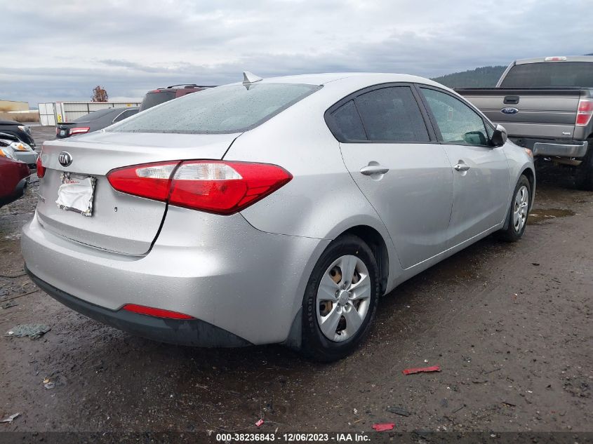 2014 KIA FORTE - KNAFK4862E5186419