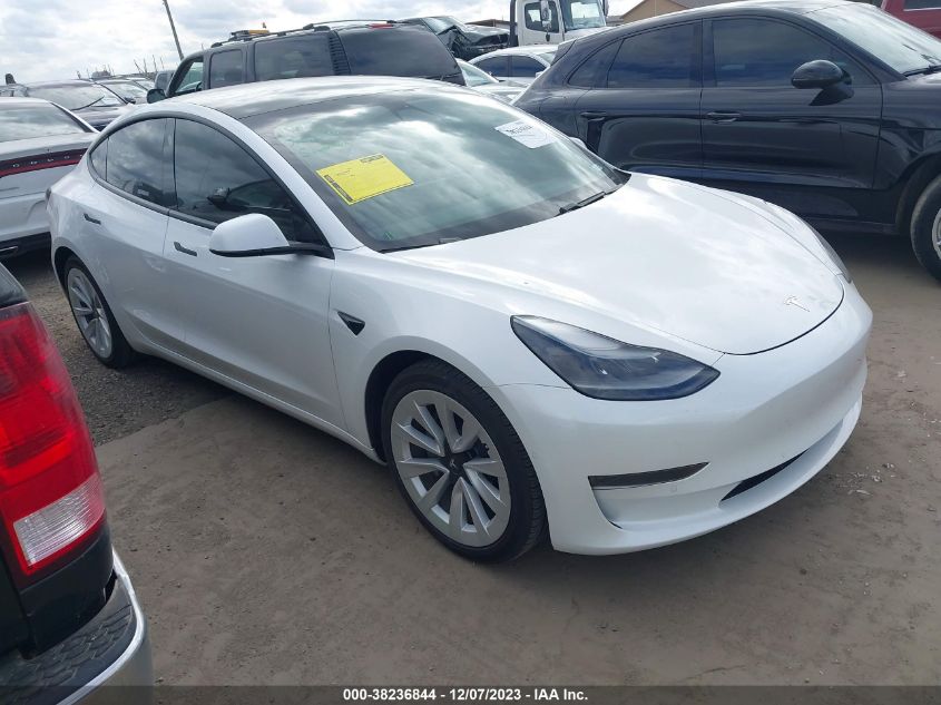 5YJ3E1EA9MF051414 TESLA MODEL 3 STANDARD RANGE PLUS 2021