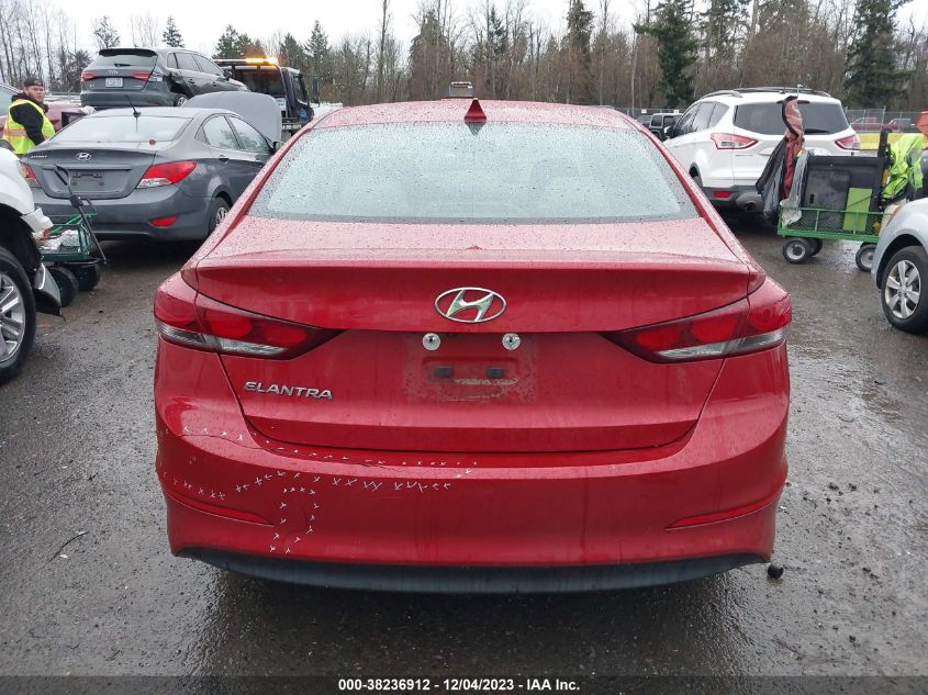 2018 HYUNDAI ELANTRA SEL - 5NPD84LF7JH390195