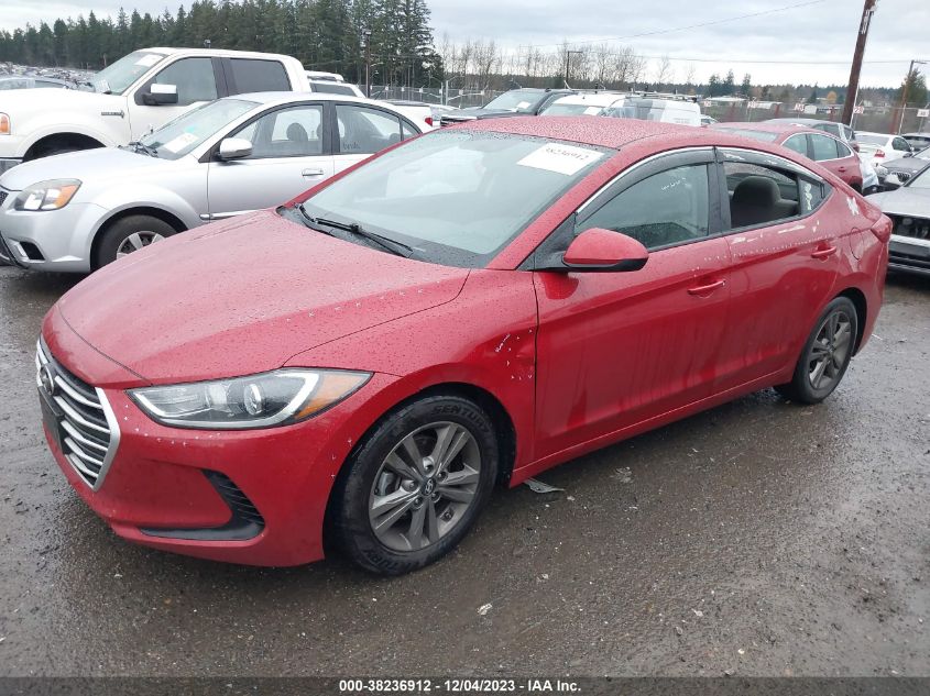 2018 HYUNDAI ELANTRA SEL - 5NPD84LF7JH390195