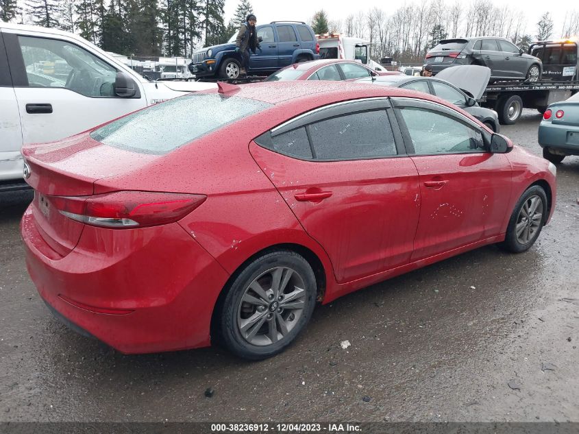 2018 HYUNDAI ELANTRA SEL - 5NPD84LF7JH390195