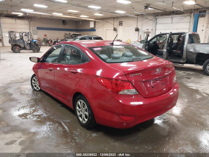 2014 HYUNDAI ACCENT GLS - KMHCT4AEXEU734520