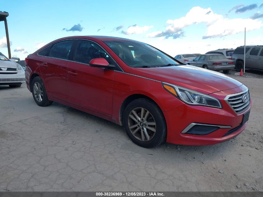 2017 HYUNDAI SONATA 2.4L - 5NPE24AF6HH538551