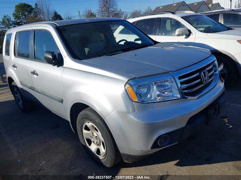 2015 HONDA PILOT LX - 5FNYF3H28FB033282