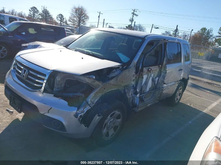 2015 HONDA PILOT LX - 5FNYF3H28FB033282