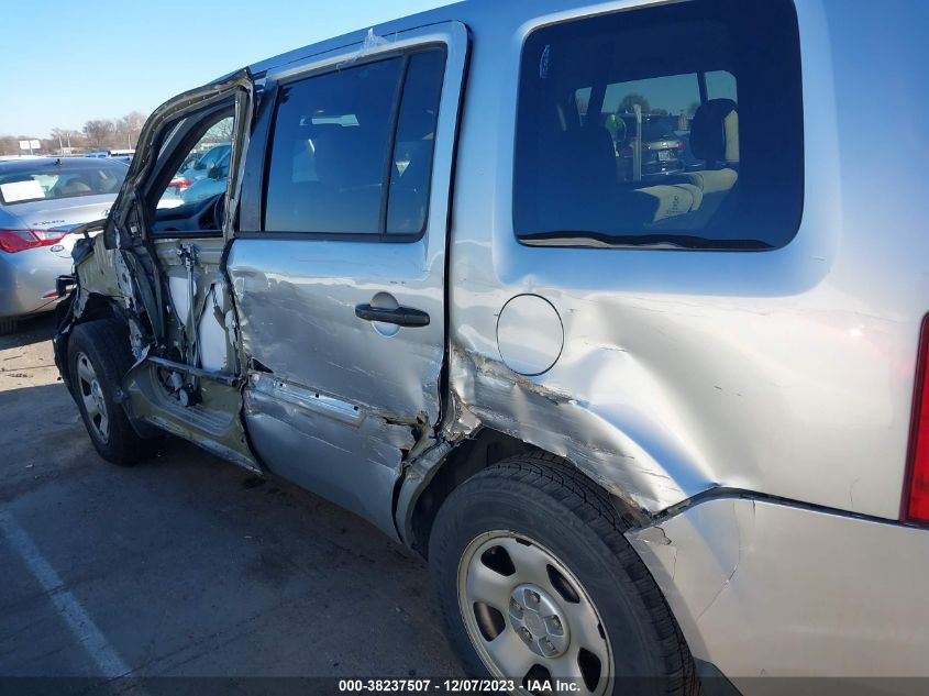 2015 HONDA PILOT LX - 5FNYF3H28FB033282