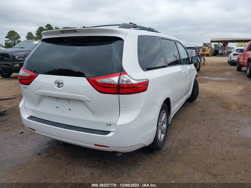 5TDKK3DC0GS700360 2016 TOYOTA SIENNA, photo no. 4