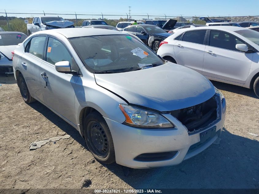 2015 NISSAN SENTRA S/SV/SR/SL - 3N1AB7AP0FY296917