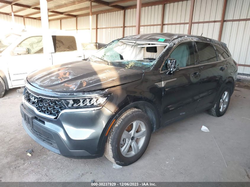 2022 KIA SORENTO LX - 5XYRG4LCXNG148593
