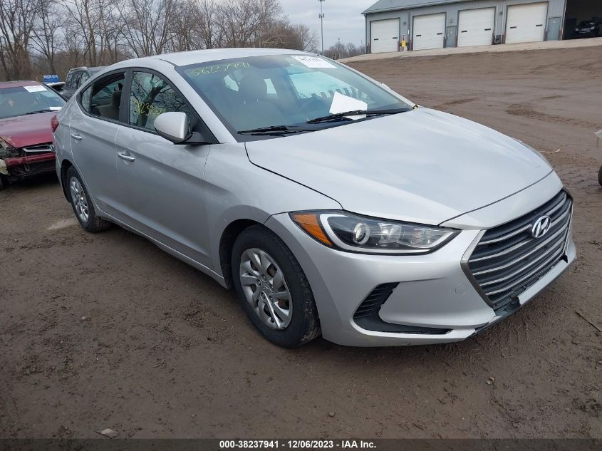2017 HYUNDAI ELANTRA SE - KMHD74LFXHU071162