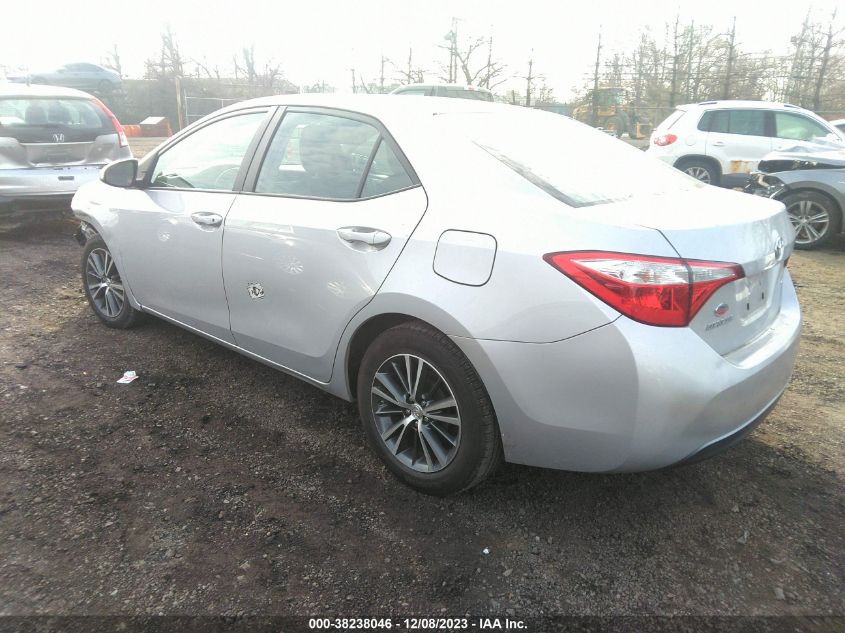 2016 TOYOTA COROLLA L/LE/LE PLS/PRM/S/S PLS - 2T1BURHE6GC631143