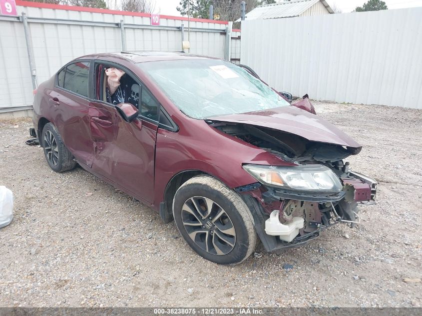 2013 HONDA CIVIC EX - 2HGFB2F85DH555560
