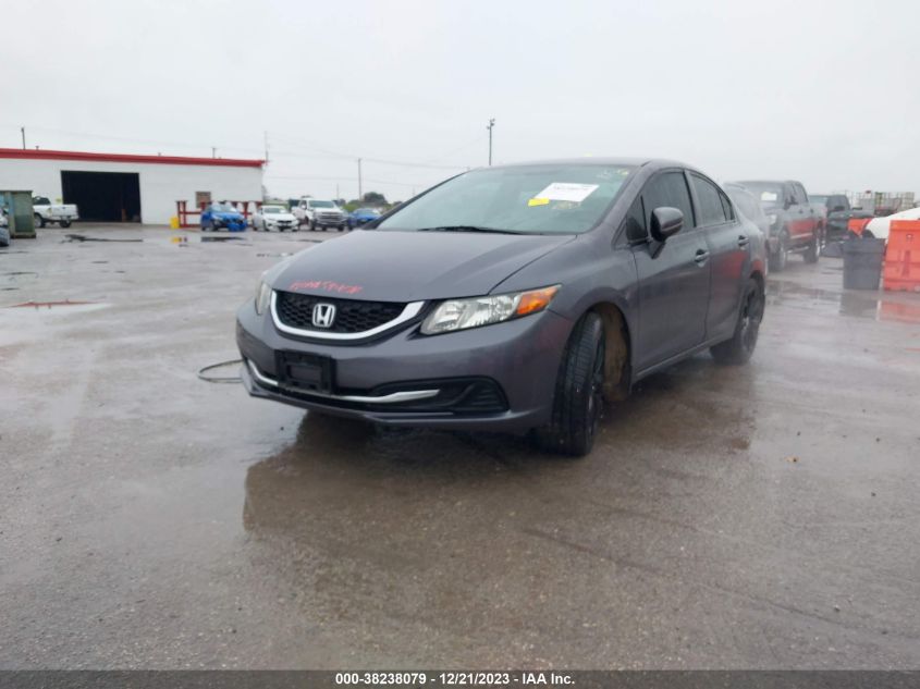 2014 HONDA CIVIC  LX - 19XFB2F54EE005218