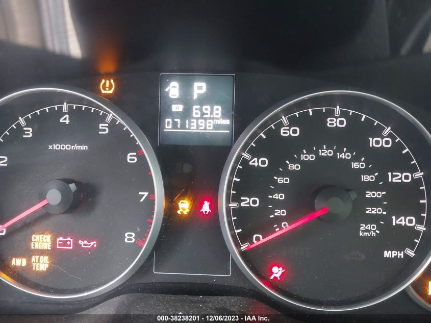 2014 SUBARU OUTBACK 2.5I - 4S4BRBAC5E3314621