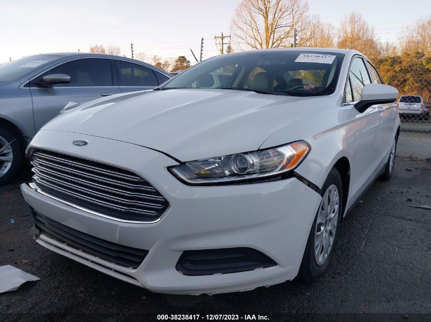 2014 FORD FUSION S - 3FA6P0G75ER396075