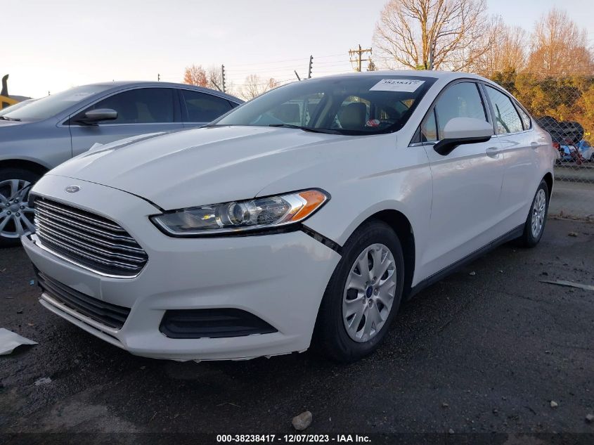 2014 FORD FUSION S - 3FA6P0G75ER396075