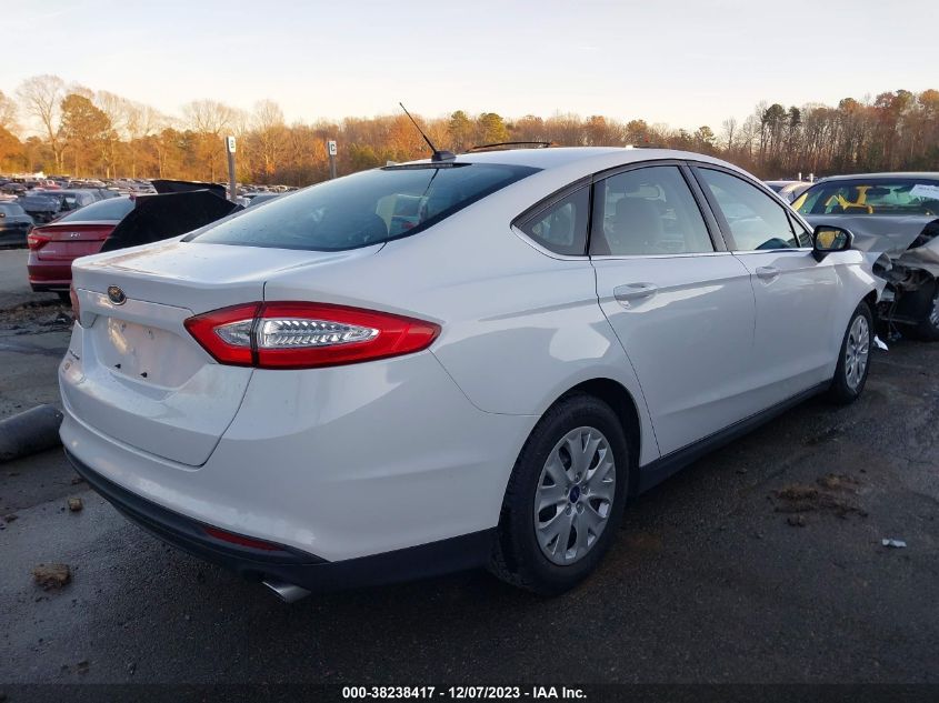 2014 FORD FUSION S - 3FA6P0G75ER396075