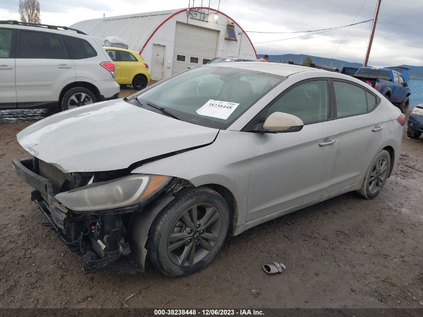 2018 HYUNDAI ELANTRA SEL/VALUE/LIMITED - 5NPD84LF2JH251429