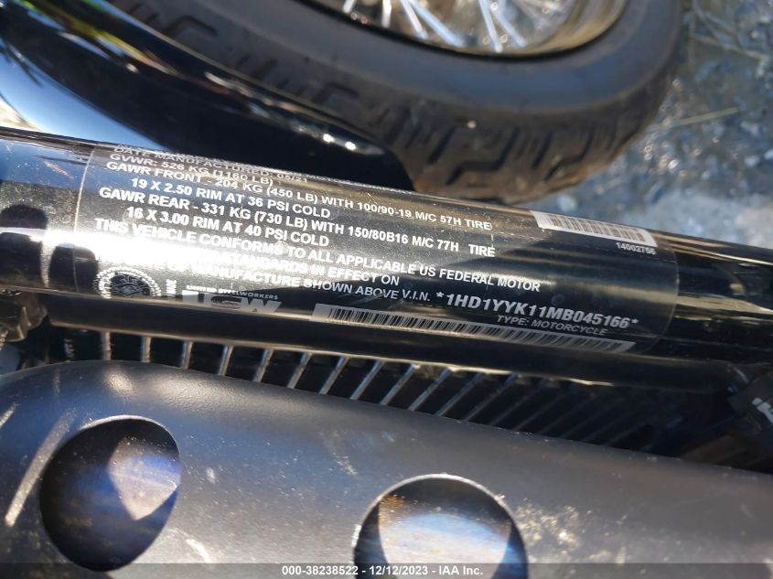 2021 HARLEY-DAVIDSON FXBBS 1HD1YYK11MB045166
