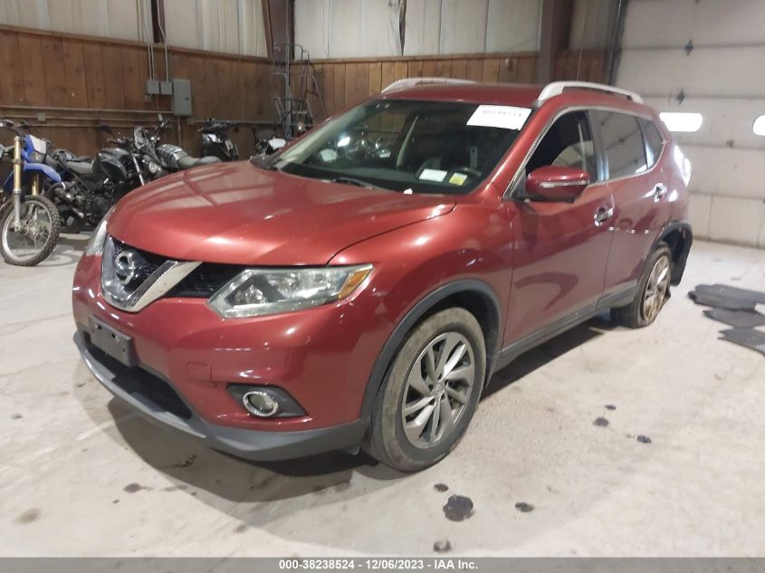 2014 NISSAN ROGUE S/SL/SV - 5N1AT2MVXEC801436