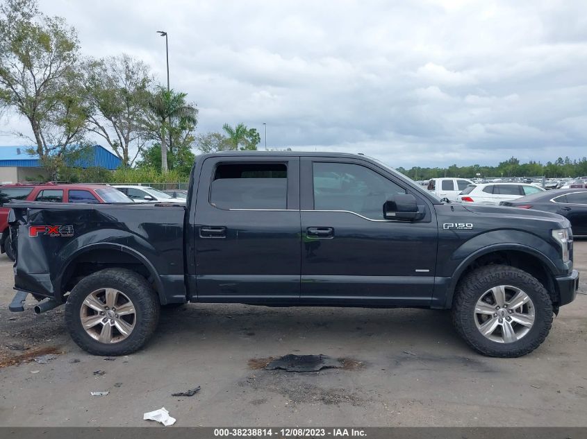 2015 FORD F-150 PLATINUM - 1FTEW1EG5FFC52848