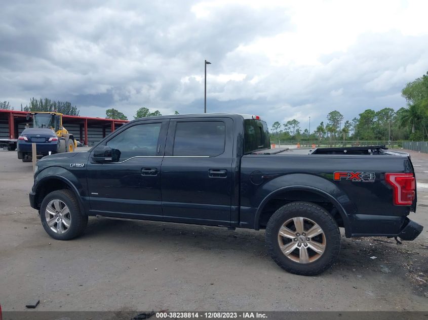 2015 FORD F-150 PLATINUM - 1FTEW1EG5FFC52848