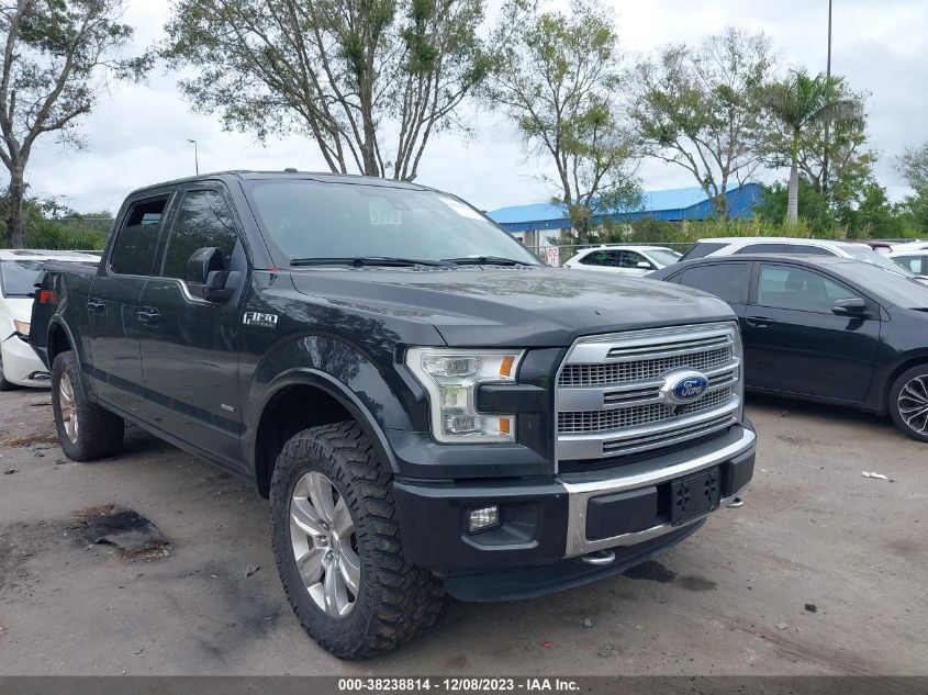 2015 FORD F-150 PLATINUM - 1FTEW1EG5FFC52848